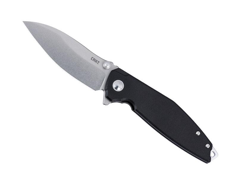 Couteau CRKT Ibis noir - manche 10,5 cm G10 noir