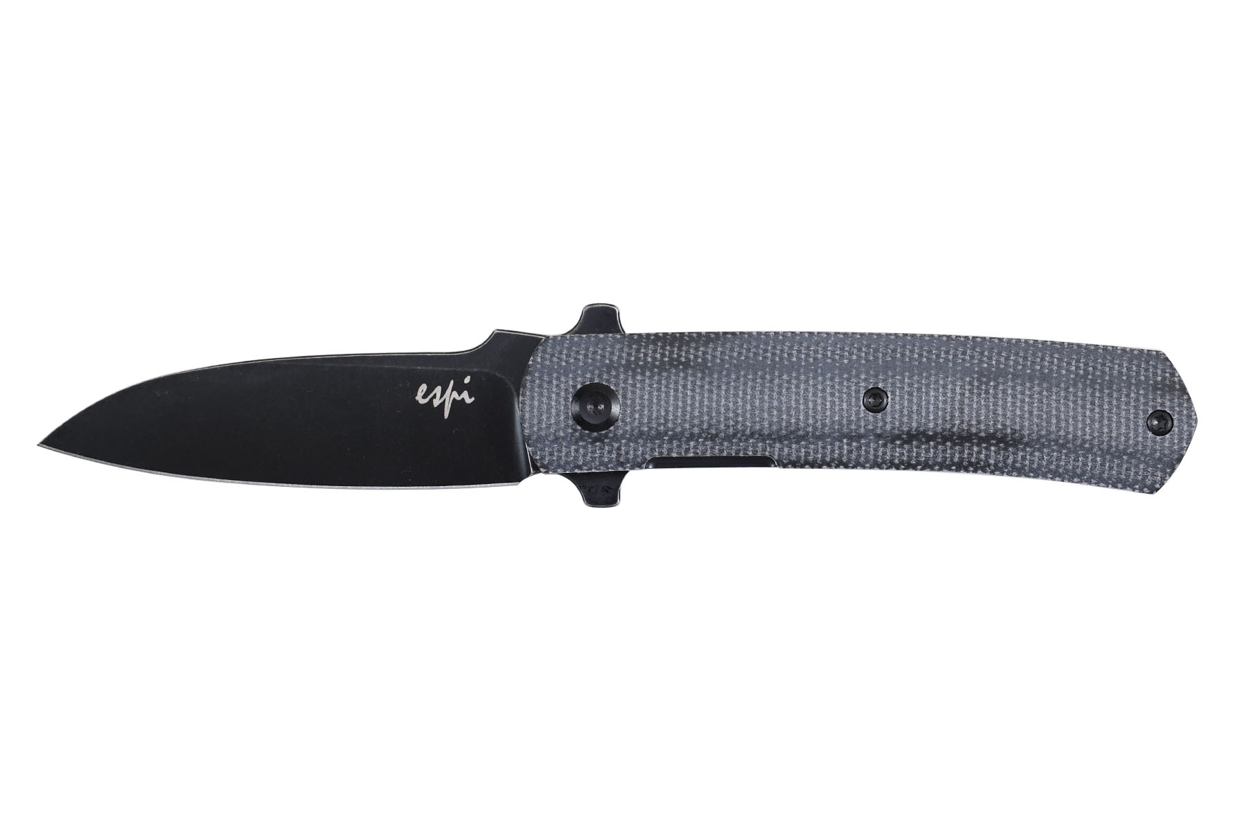 Couteau Ulys first run Collaboration Max Knives et Stéphane Espi - noir