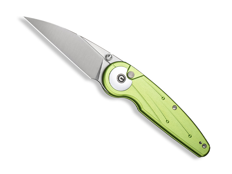 Couteau Civivi Starflare - manche 12 cm aluminium vert citron