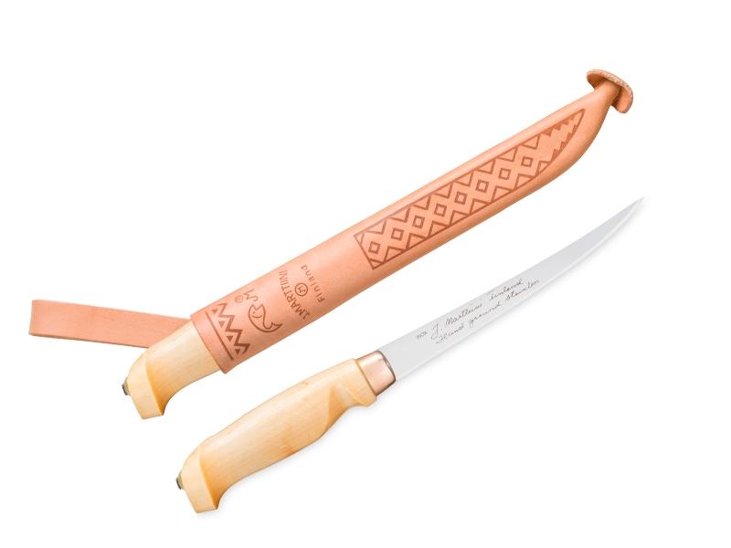 Poignard à filets Marttiini Classic lame 15 cm - manche bouleau laqué