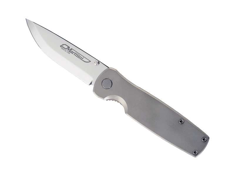 Couteau Marttiini Handy - manche 11 cm aluminium gris