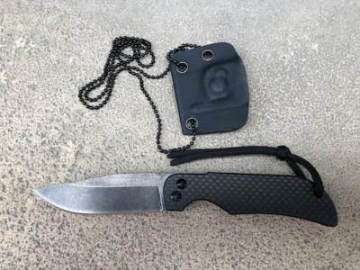 Couteau Bowie de Fred Perrin Carbone