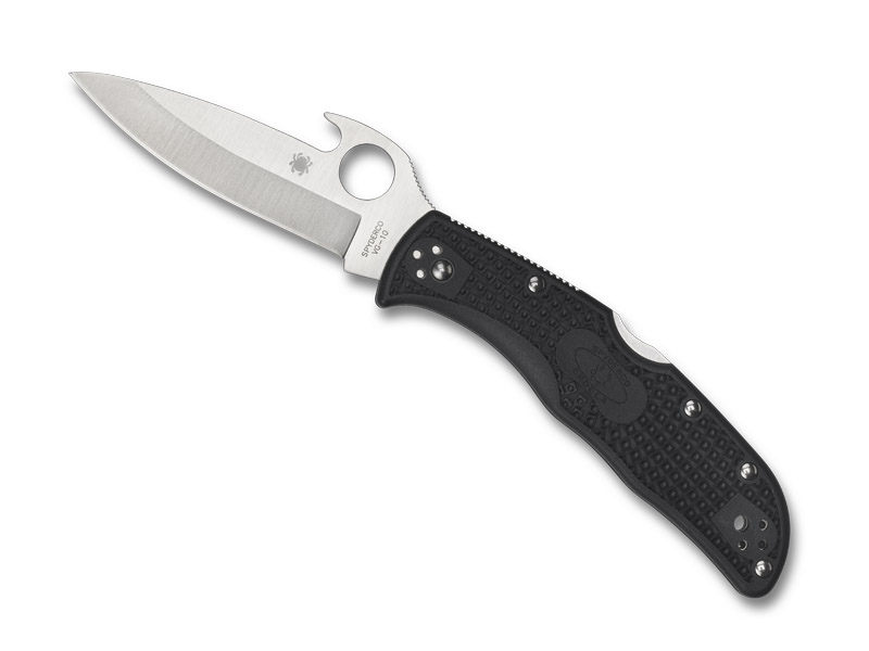 Couteau Spyderco Endela Wave - manche 12 cm nylon/fibre de verre gris