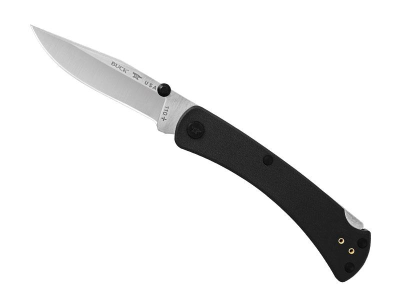 Couteau Buck 110 Slim Pro TRX - manche 12.5 cm G10 noir