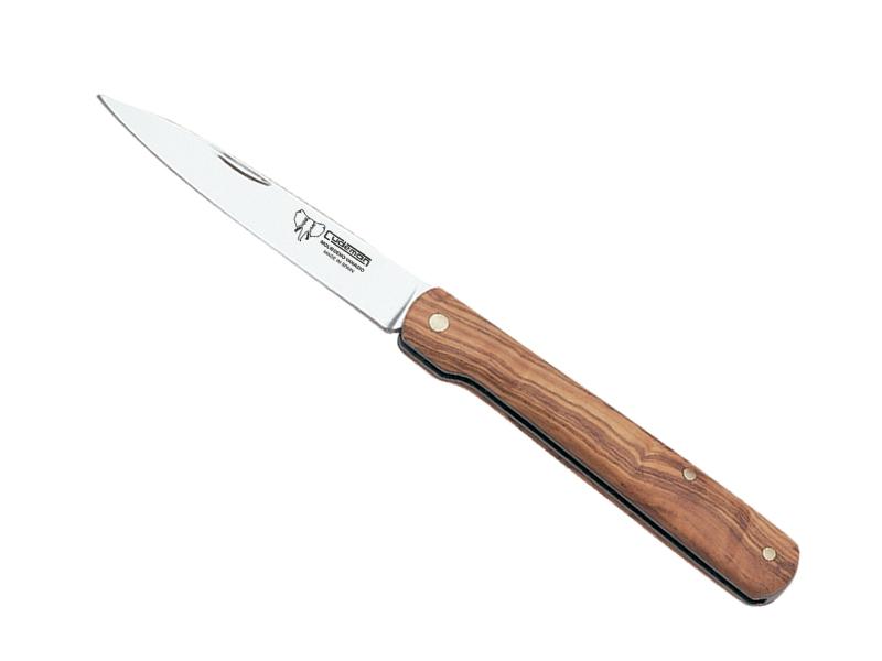 Couteau de poche CUDEMAN - plein manche 11 cm olivier
