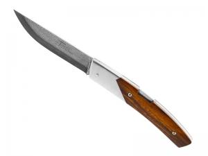 Couteau pliant Fontenille Pataud Le Thiers Advance - manche 11,5 cm bois de fer et lame damas