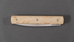 Couteau pliant de l'Atelier Perceval "Le Français" en Bouleau norvegien