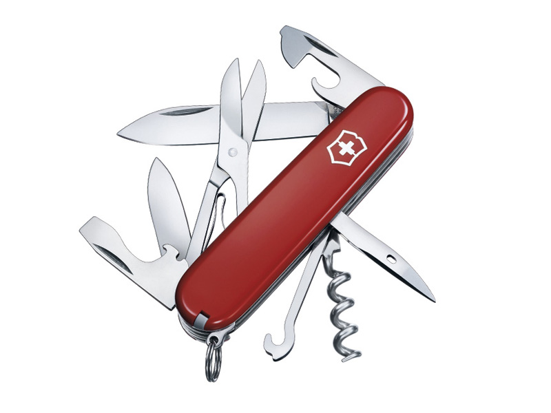 Couteau Suisse Victorinox Climber - manche 91 mm rouge