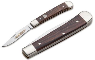 Couteau Böker Solingen Trapper Classic Gold - manche bois de fer