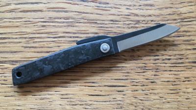 Couteau pliant Bôker higonokami Hikari - manche  5.5 cm carbone