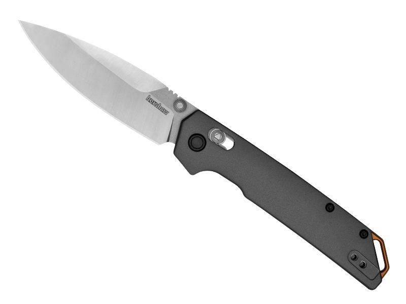 Couteau pliant Kershaw Iridium - manche 11.5 cm aluminium gris