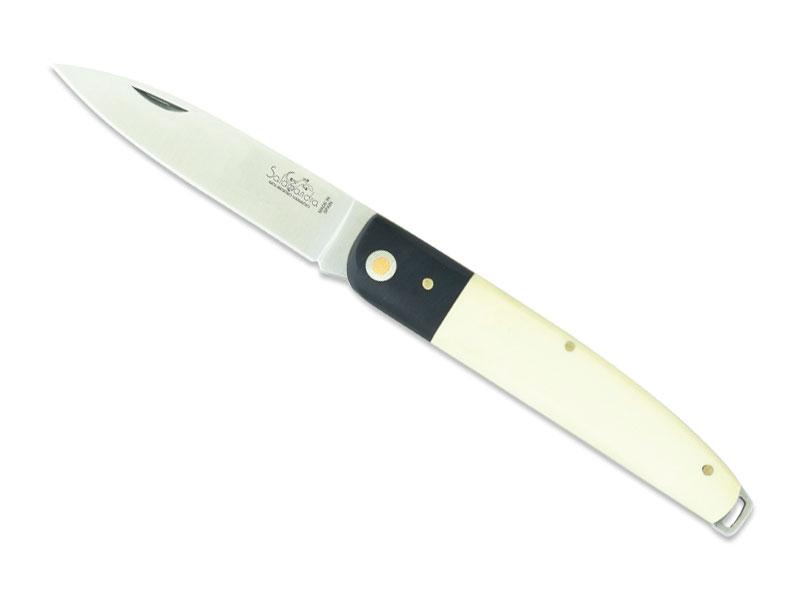 Couteau Salamandra - manche 10 cm juma blanc