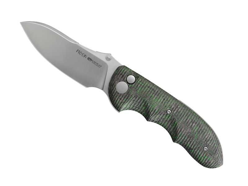 Couteau Viper Moon - manche 12,5 cm fibre de carbone vert