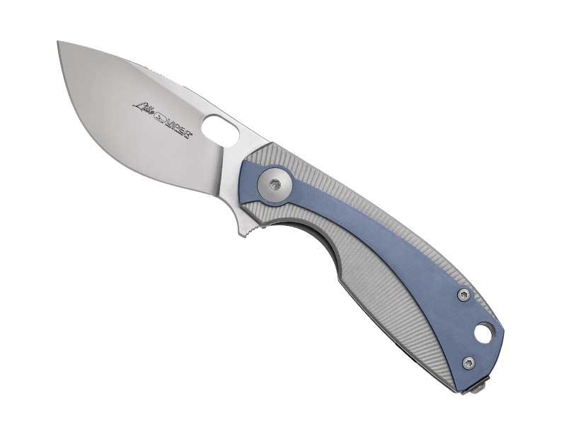 Couteau Viper Lille  - manche 11,5 cm titanium bleu