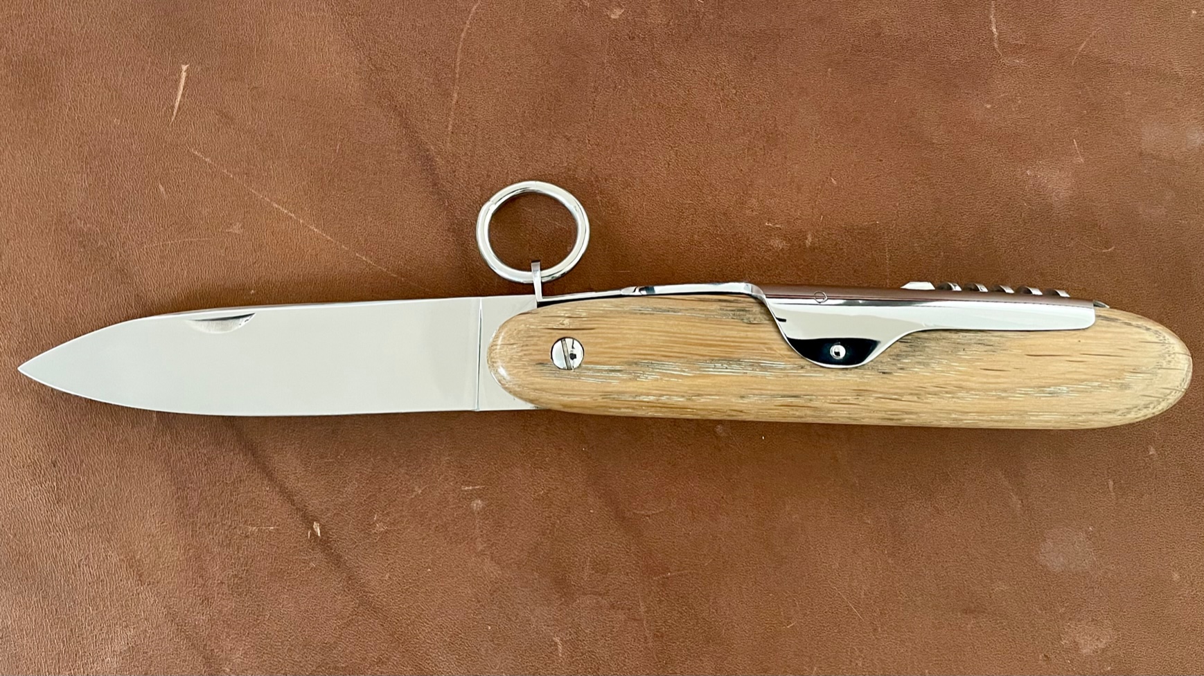 Couteau pliant Mongin modèle Navette en tonneau 13 cm