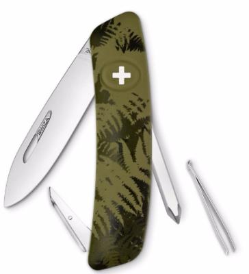 COUTEAU SUISSE SWIZA D02 SILVA KAKI CAMO