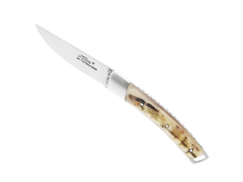 Couteau Le Thiers®  GILLES® NATURE - manche 11,5 cm corne de bélier