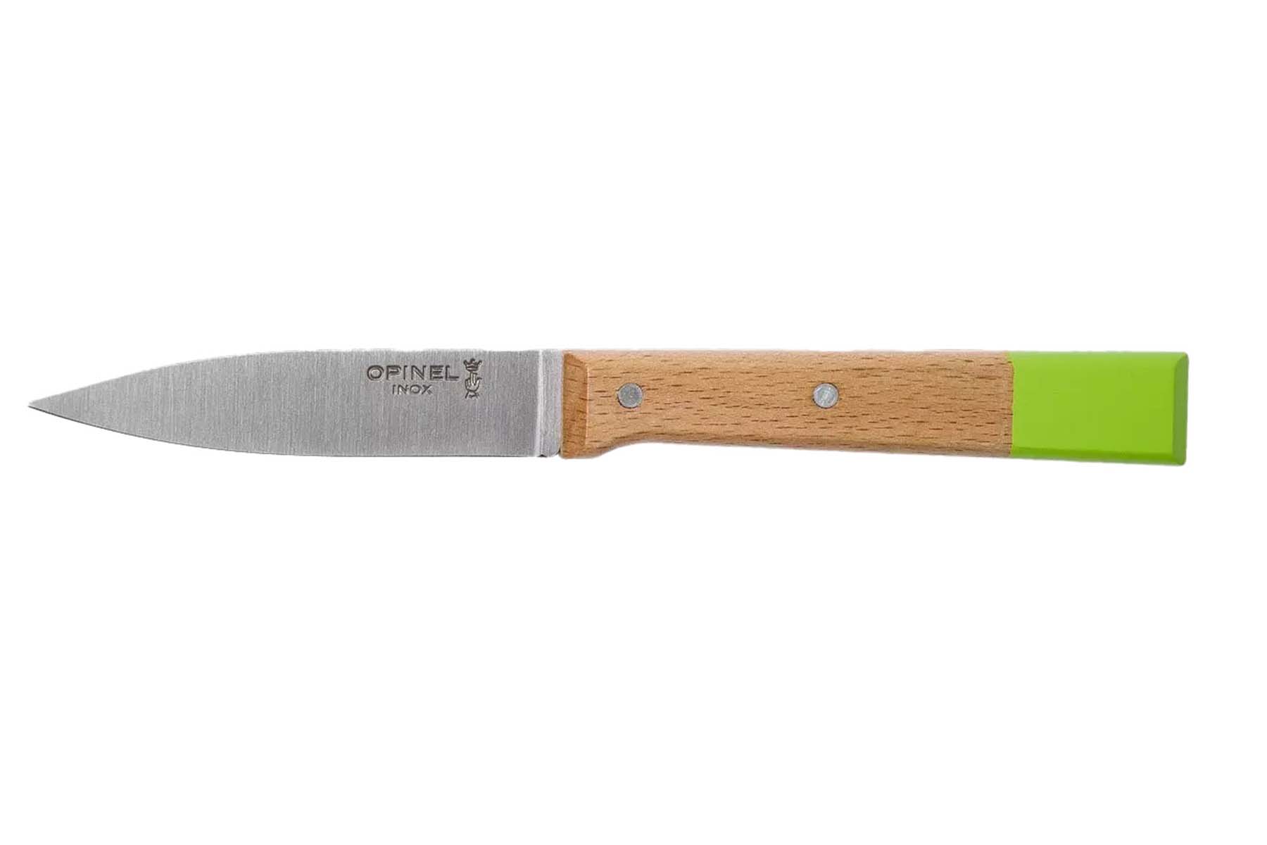 Couteau d'office Opinel gamme Parallèle n°126 - Vert