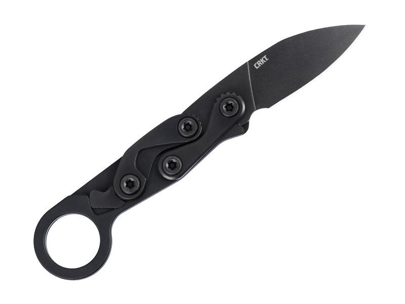 Couteau CRKT Provoke edc - manche 12 cm alu. noir