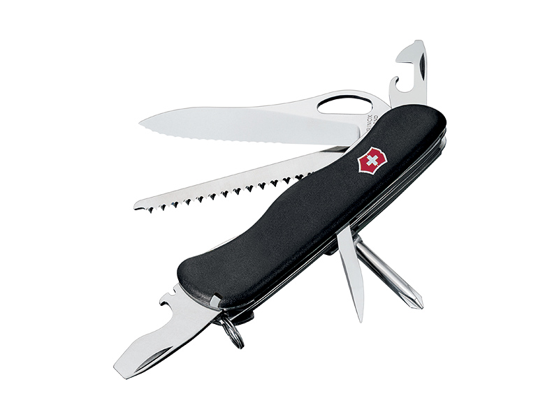 Couteau multifonctions Victorinox Trailmaster Military - manche 111 mm noir