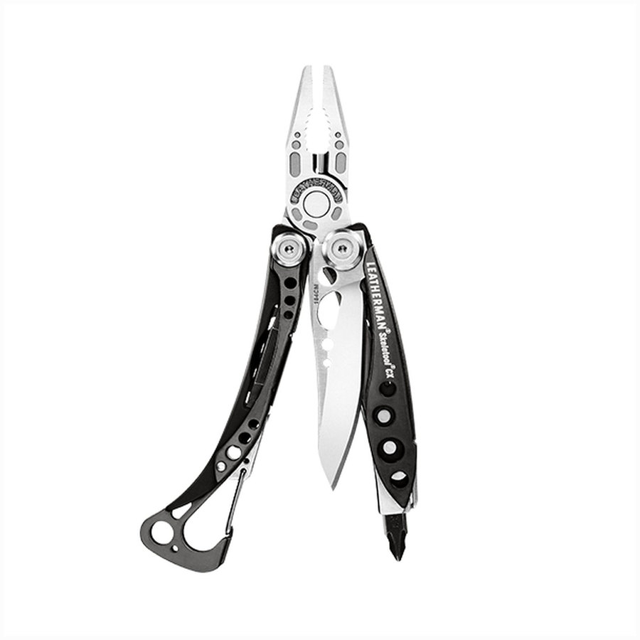 Couteau Letherman Skeletool CX - manche 10 cm inox avec mousqueton