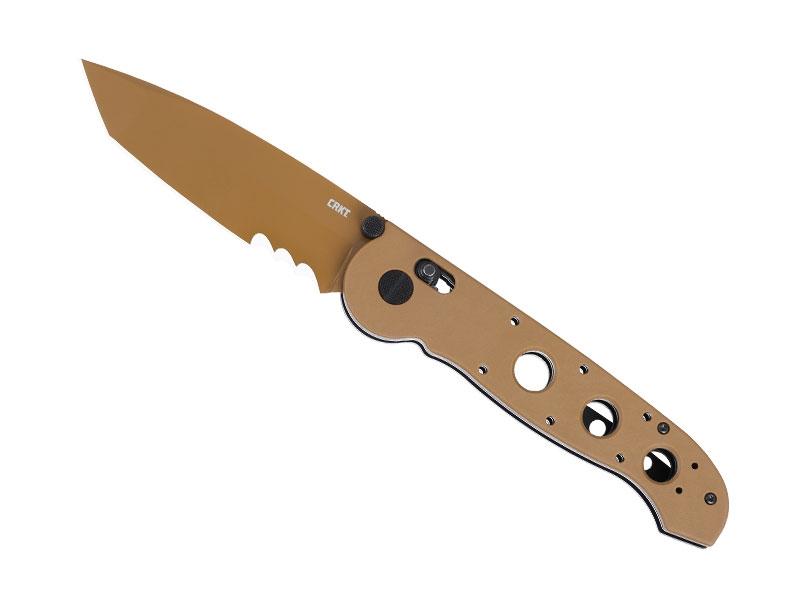 Couteau CRKT M16-14XD Tanto - manche 13,5 cm polyamide brun