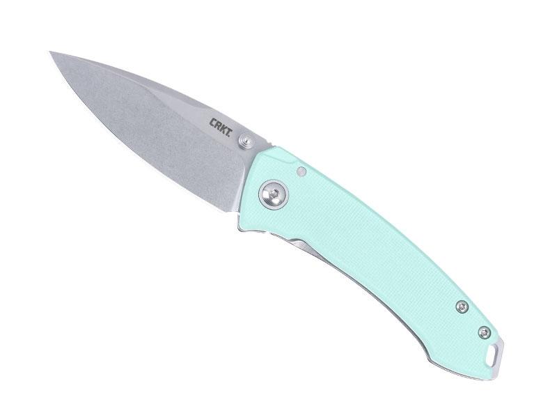 Couteau CRKT Tuna Compact - manche 10 cm G10 bleu