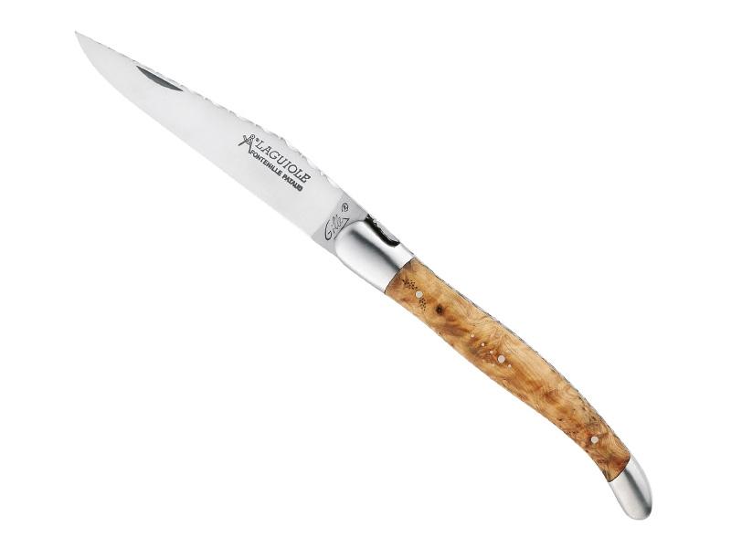 Couteau Laguiole Gilles Fontenille Pataud Tradition - manche 12 cm genévrier