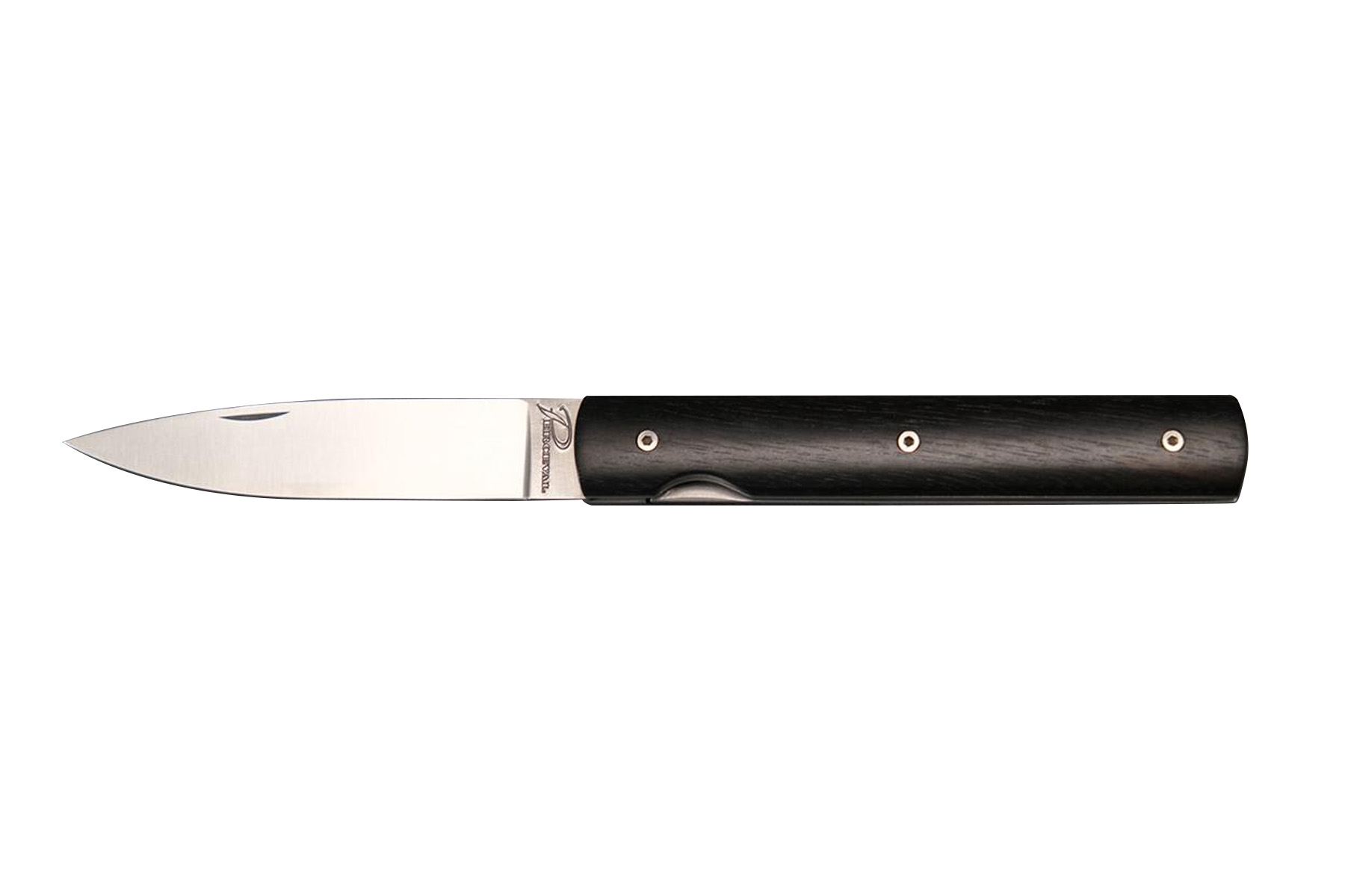 COUTEAU PERCEVAL "LE Français" - EBENE DU GABON