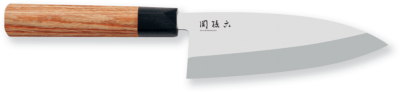 couteau japonais kai seki magoroku deba 15.5 cm - pakka-wood
