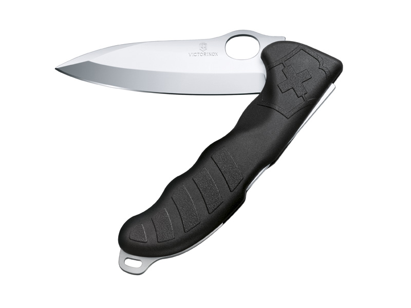 Couteau multifonctions Victorinox Hunter Pro - manche 136 mm noir + étui nylon kaki