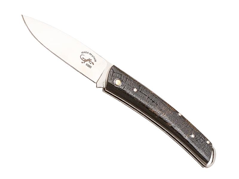 Couteau Salamandra - manche 9 cm corne de buffle brute