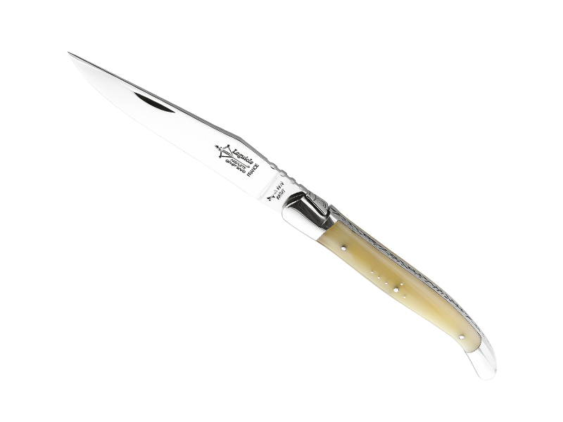 Couteau Laguiole par G.David - pointe de corne