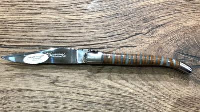 Couteau Laguiole en Aubrac icy forest 10 cm