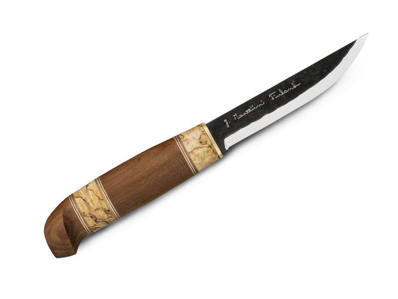 Poignard Marttiini Kierinki lame forgée 11 cm - manche bouleau traité/bouleau naturel