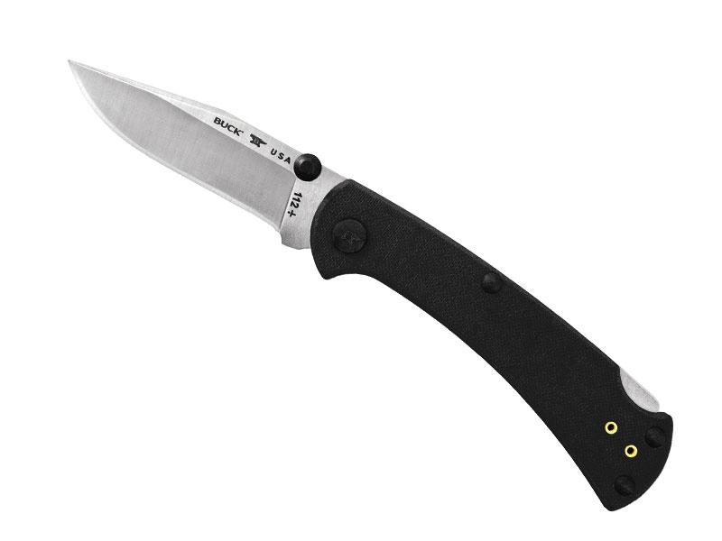 Couteau Buck 112 Slim Pro TRX - manche 11 cm G10 noir