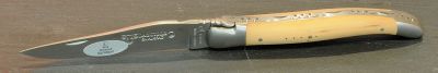 Laguiole en Aubrac 12 cm buis - Acier carbone