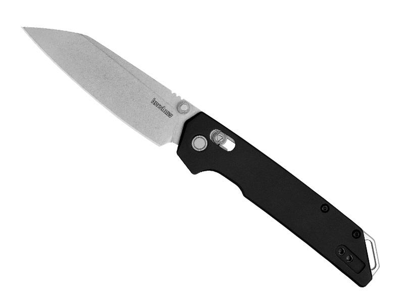 Couteau pliant Kershaw Iridium noir - manche 11,5 cm aluminium 6061-T6 anodisé noir