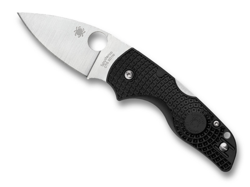 Couteau Spyderco Lil' Native - manche 9 cm nylon/fibre de verre noir